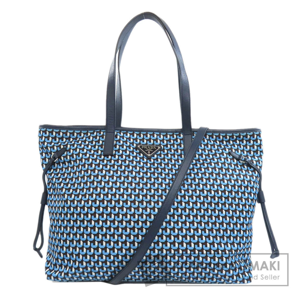 Prada Tessuto tote Shoulder Bag Black